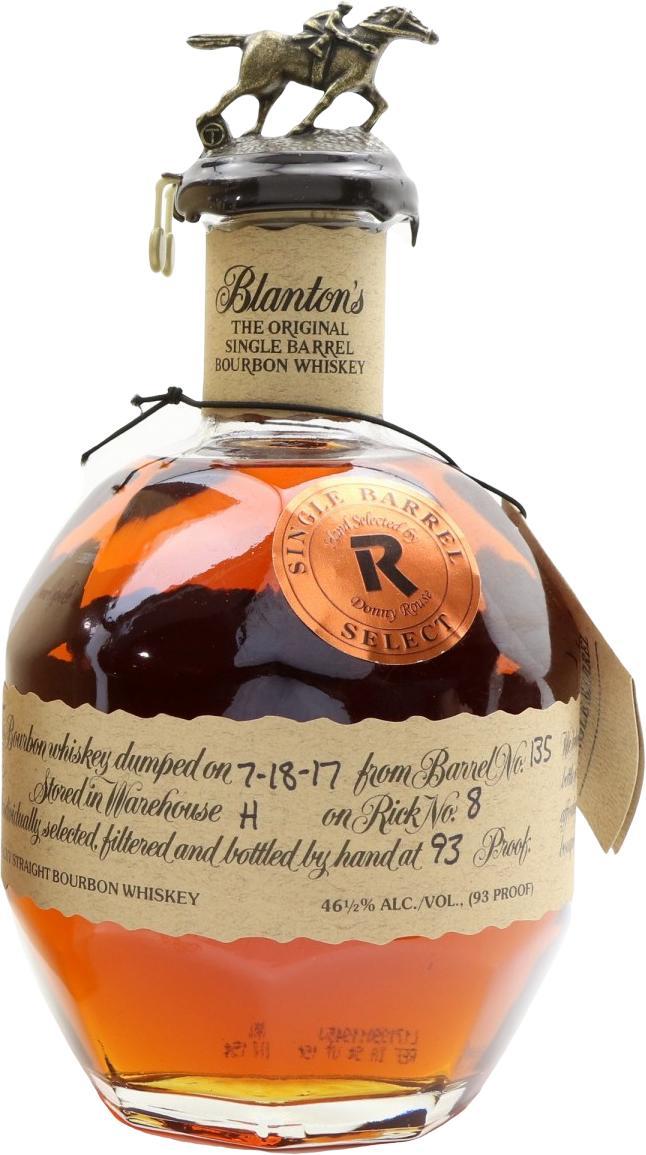 Blanton's The Original Single Barrel Bourbon Whiskey