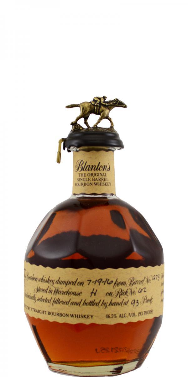 Blanton's The Original Single Barrel Bourbon Whiskey