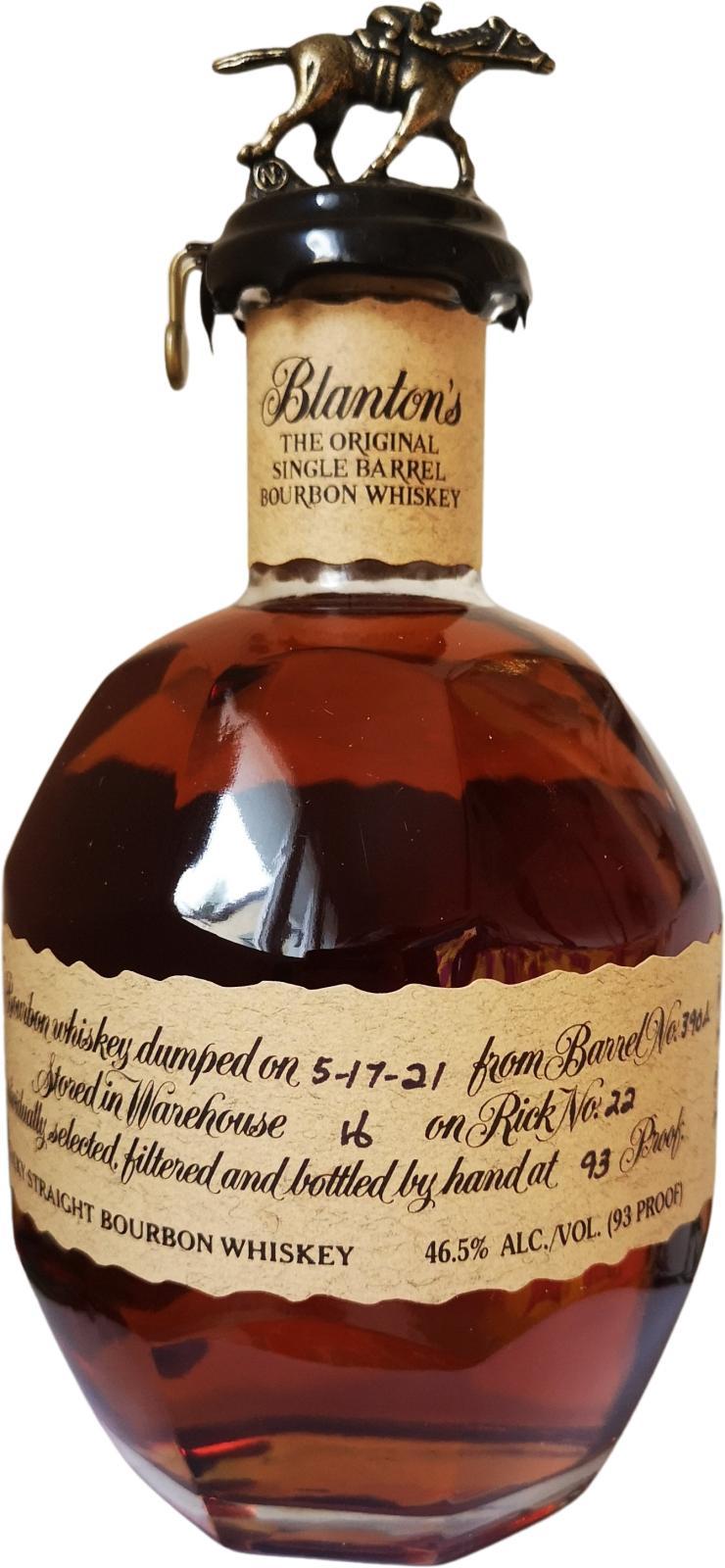 Blanton's The Original Single Barrel Bourbon Whiskey