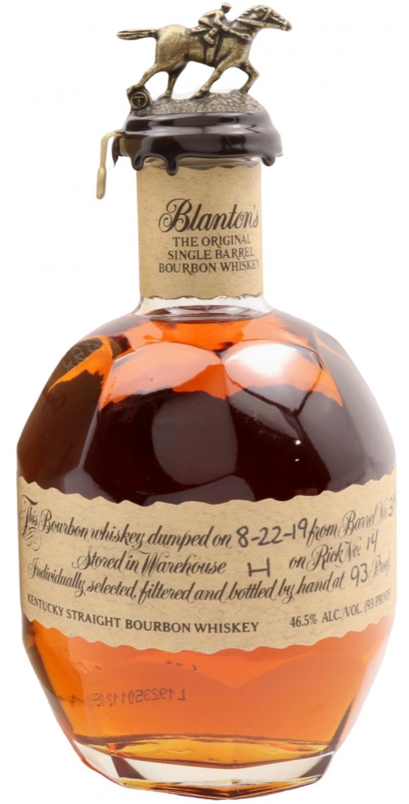 Blanton's The Original Single Barrel Bourbon Whiskey