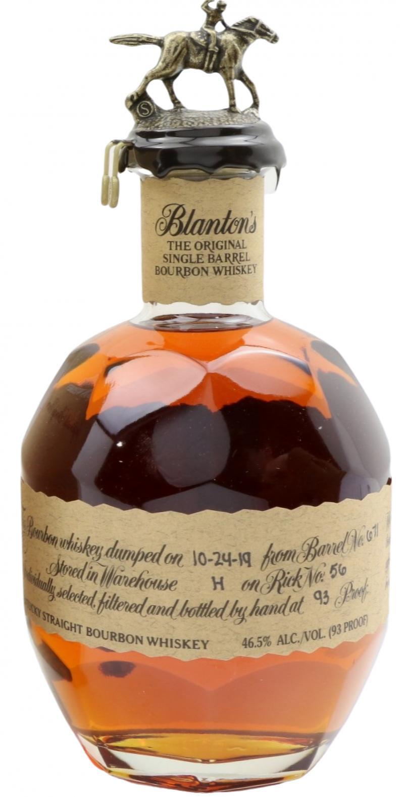 Blanton's The Original Single Barrel Bourbon Whiskey