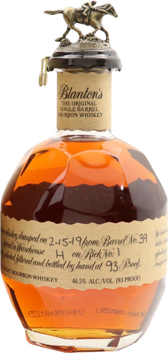 Blanton's The Original Single Barrel Bourbon Whiskey