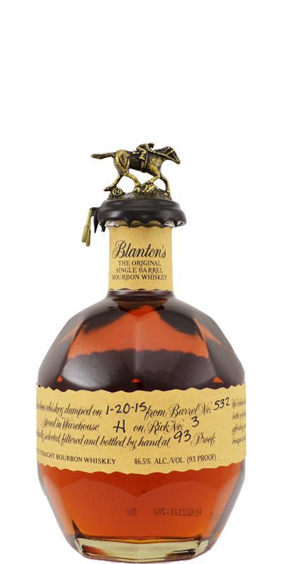 Blanton's The Original Single Barrel Bourbon Whiskey