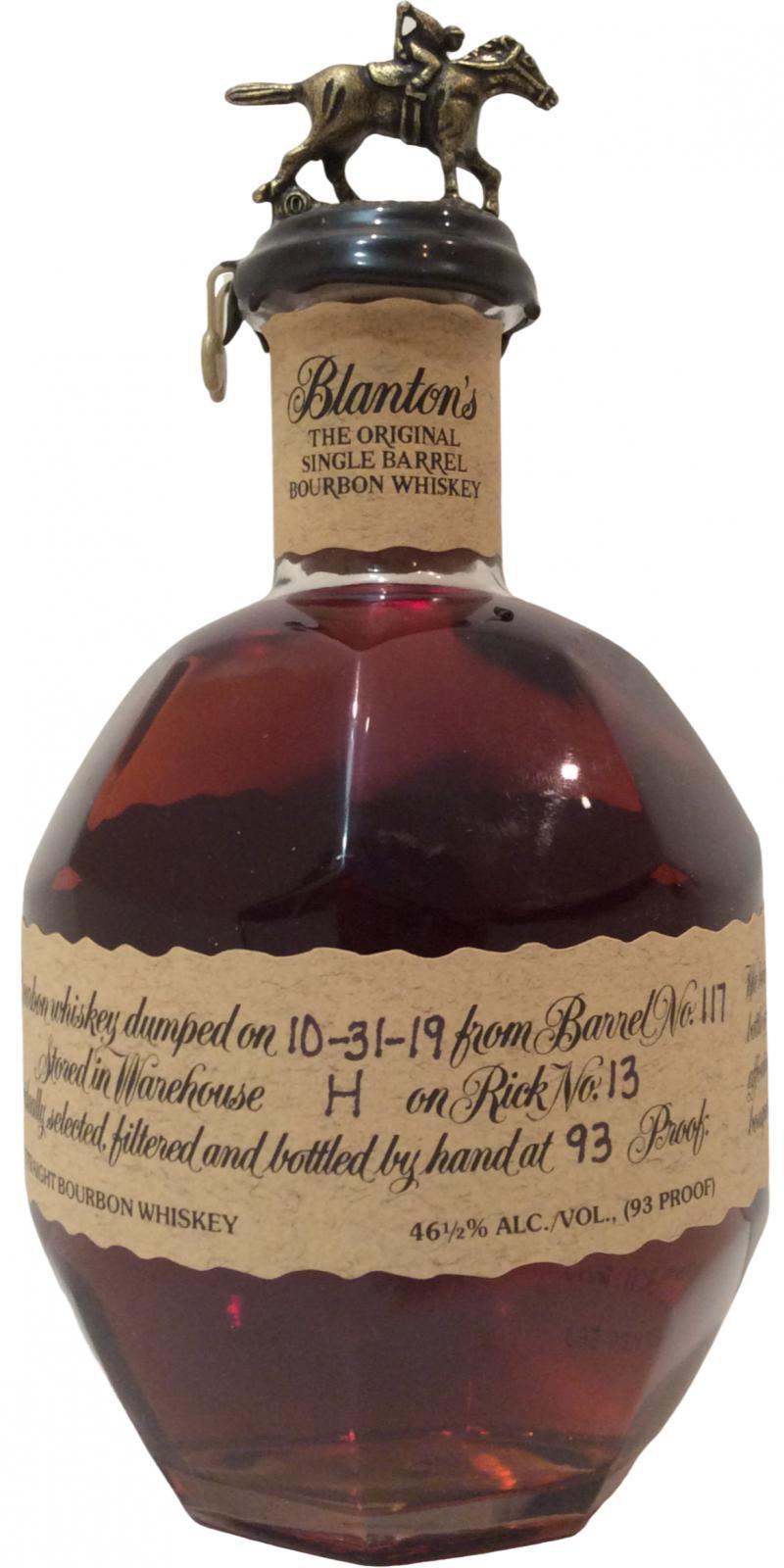 Blanton's The Original Single Barrel Bourbon Whiskey