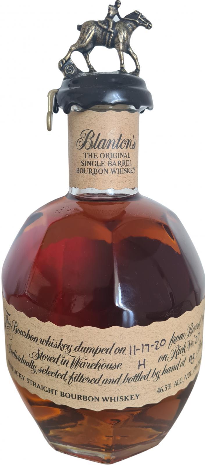 Blanton's The Original Single Barrel Bourbon Whiskey