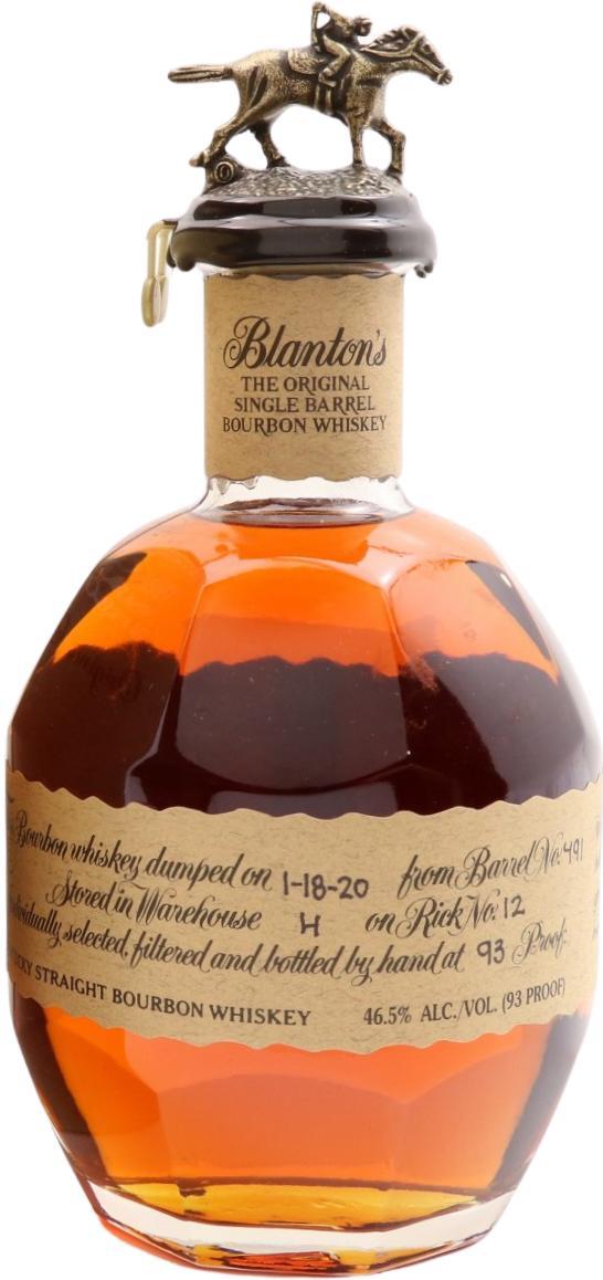 Blanton's The Original Single Barrel Bourbon Whiskey