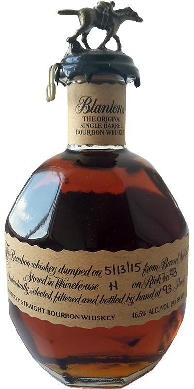 Blanton's The Original Single Barrel Bourbon Whiskey