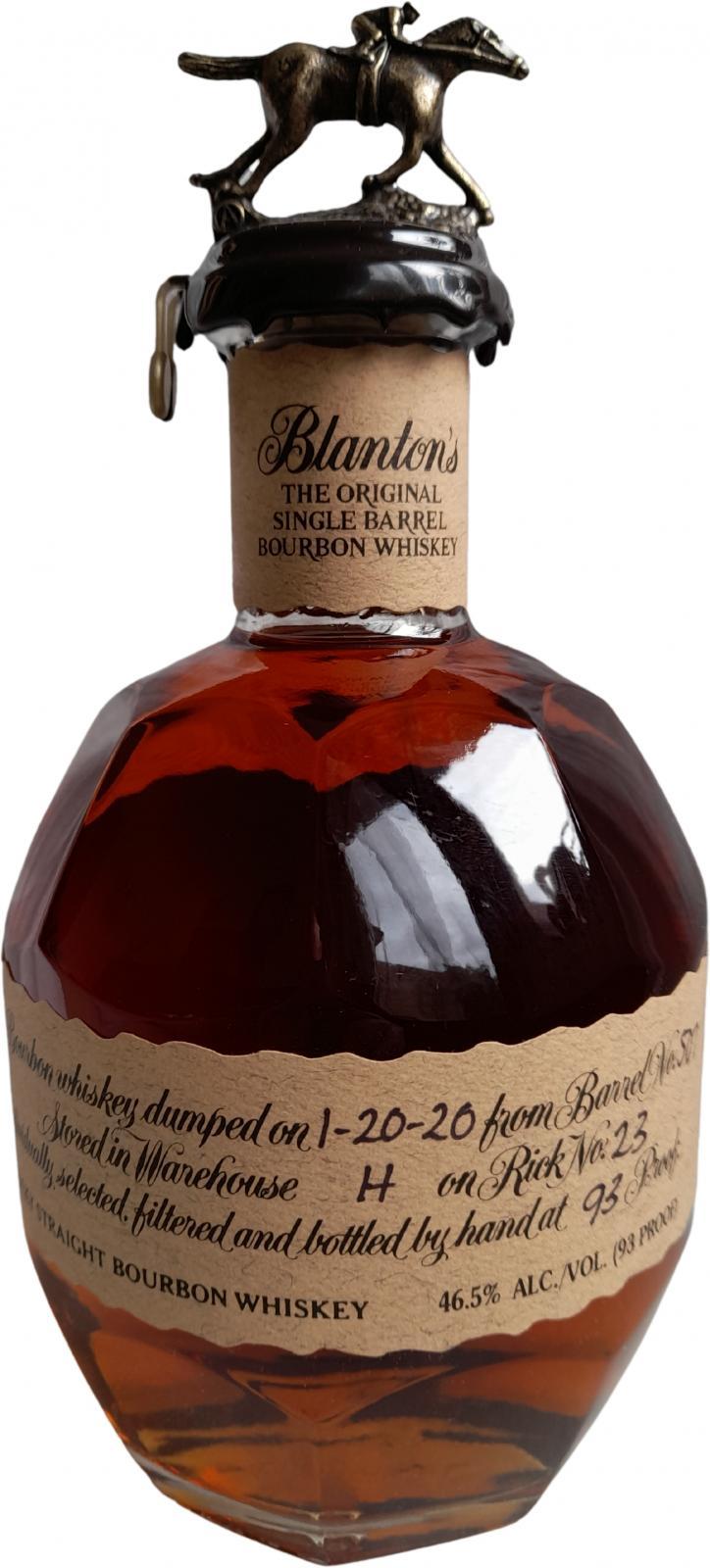 Blanton's The Original Single Barrel Bourbon Whiskey