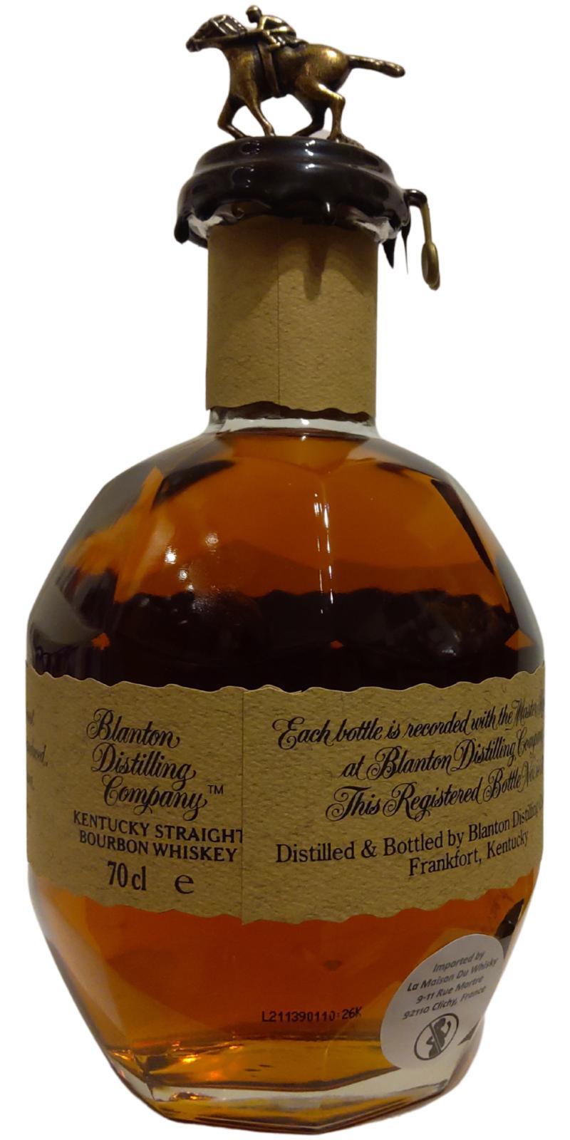 Blanton's The Original Single Barrel Bourbon Whiskey
