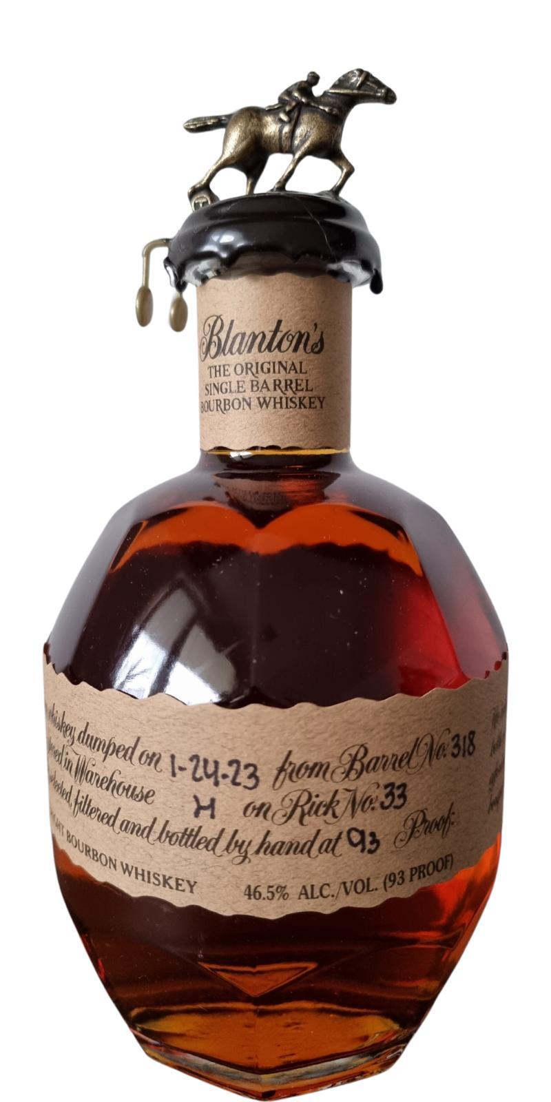 Blanton's The Original Single Barrel Bourbon Whiskey