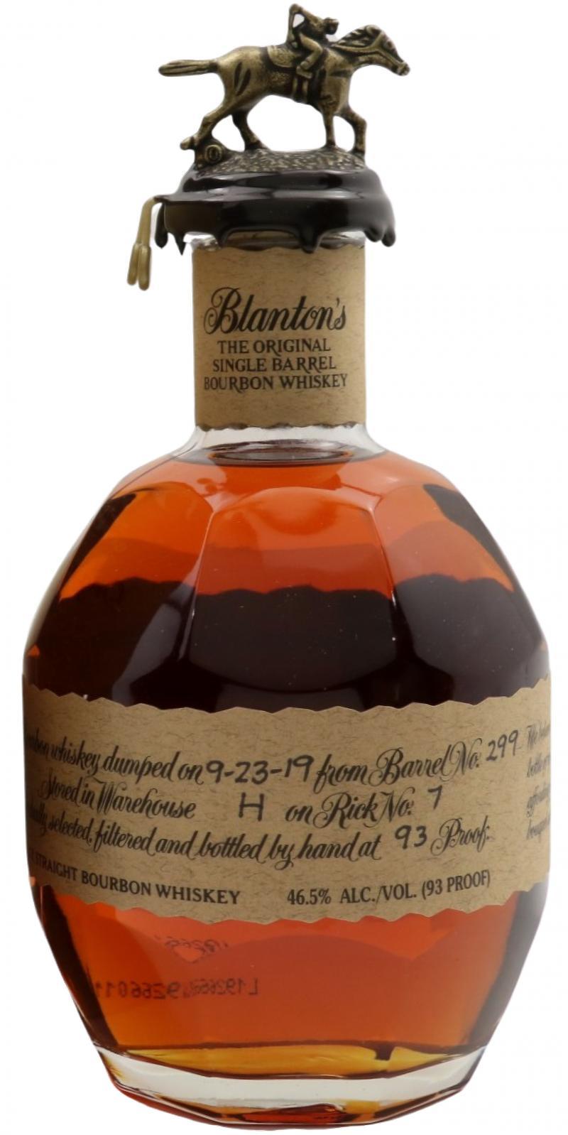 Blanton's The Original Single Barrel Bourbon Whiskey