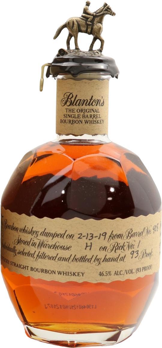 Blanton's The Original Single Barrel Bourbon Whiskey