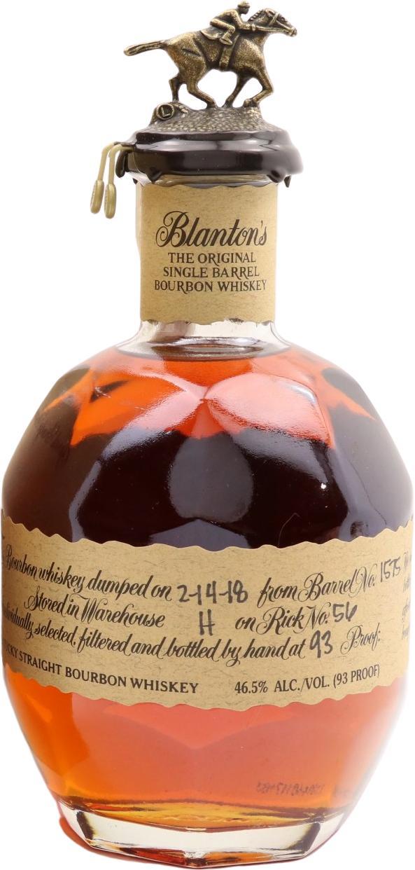 Blanton's The Original Single Barrel Bourbon Whiskey