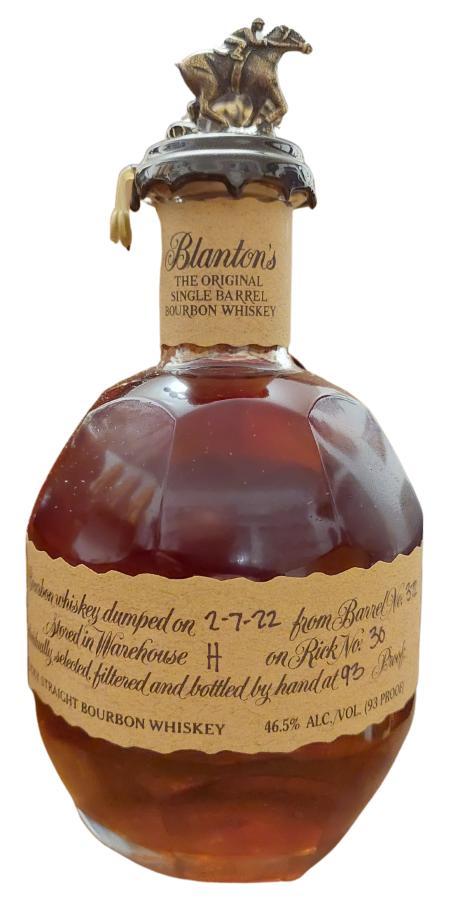 Blanton's The Original Single Barrel Bourbon Whiskey