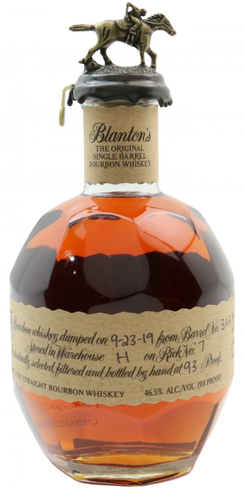 Blanton's The Original Single Barrel Bourbon Whiskey