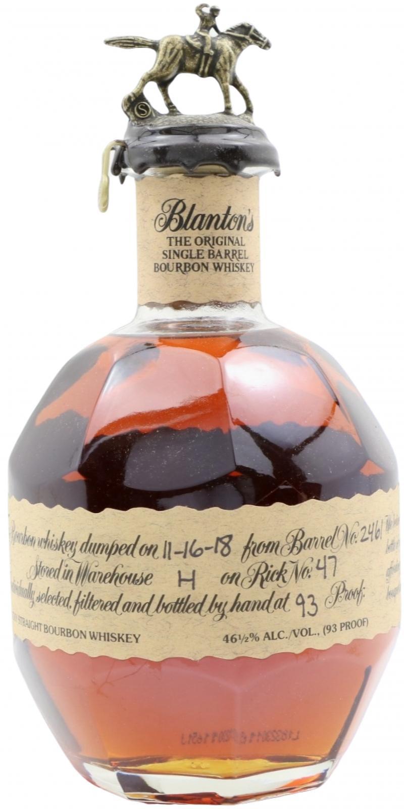 Blanton's The Original Single Barrel Bourbon Whiskey