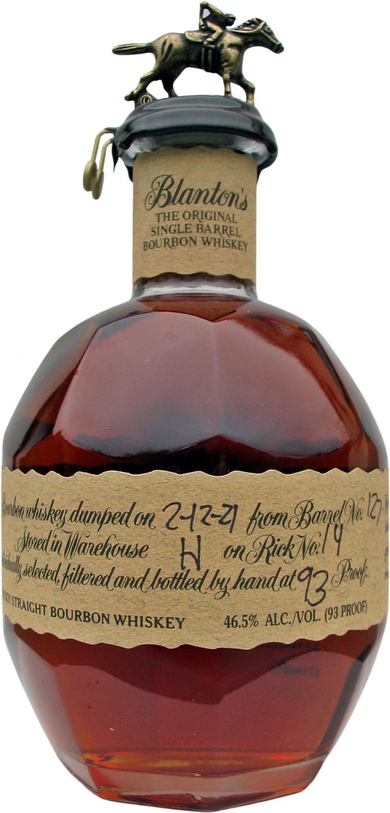 Blanton's The Original Single Barrel Bourbon Whiskey
