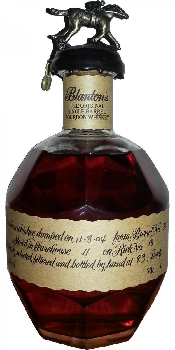 Blanton's The Original Single Barrel Bourbon Whiskey