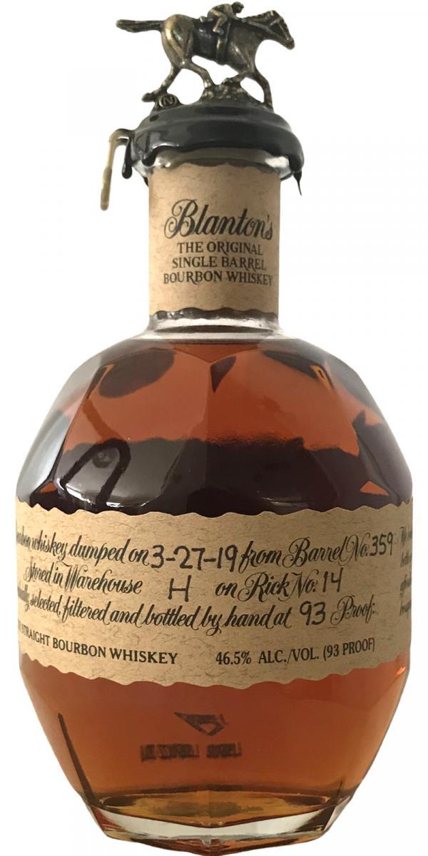 Blanton's The Original Single Barrel Bourbon Whiskey