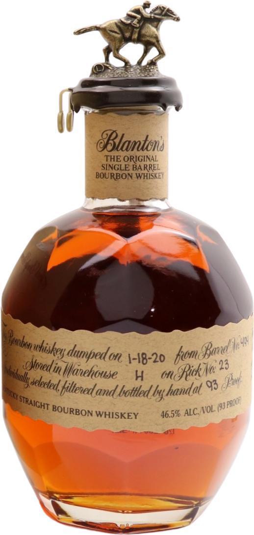 Blanton's The Original Single Barrel Bourbon Whiskey