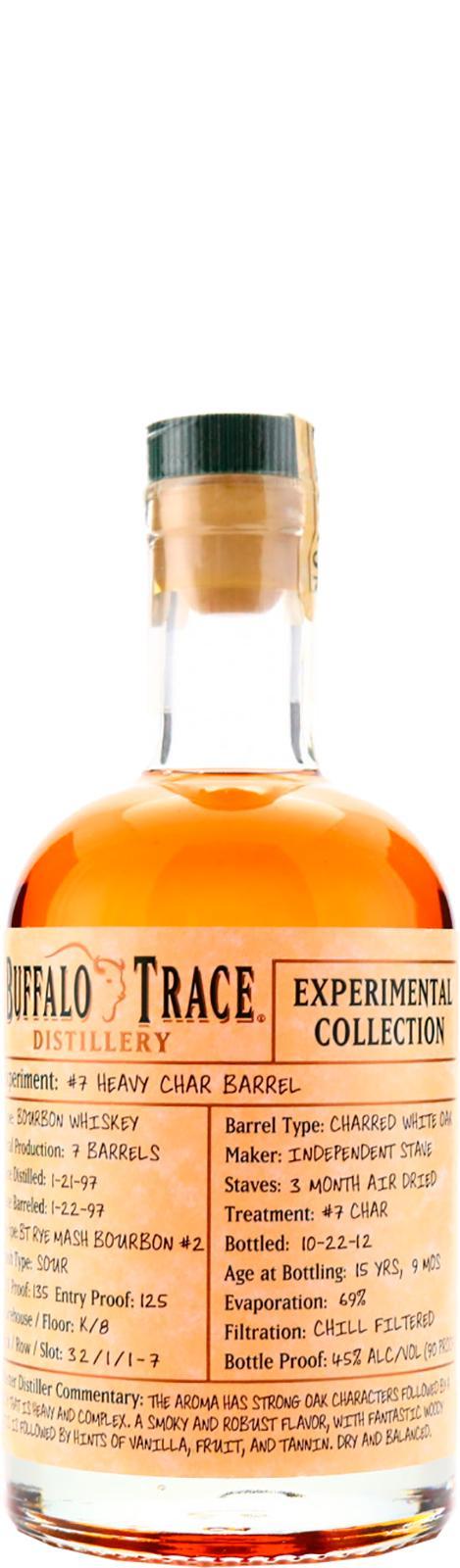 Buffalo Trace 1997 Experimental Collection - #7 Heavy Char Barrel