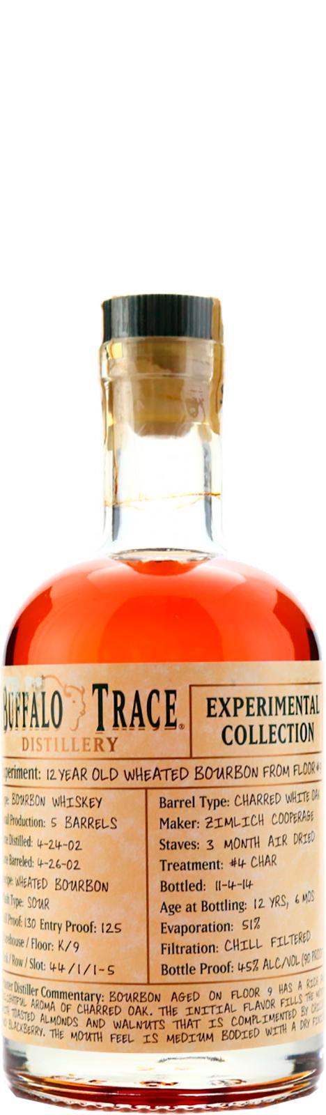 Buffalo Trace 2002 Experimental Collection - Wheated Bourbon Floor #9