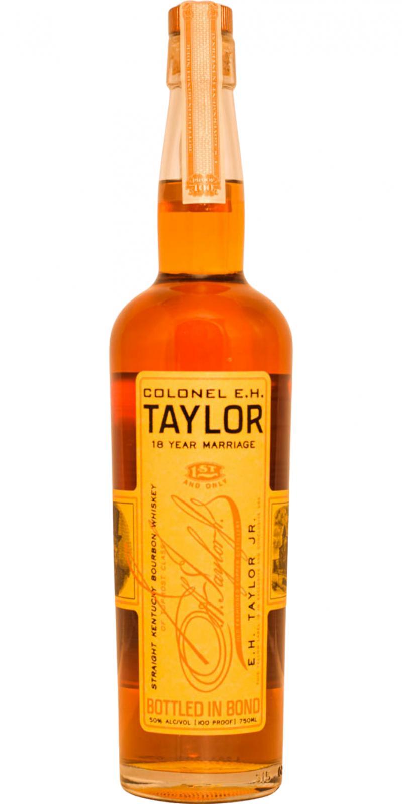Colonel E.H. Taylor 18 Year Marriage Kentucky Straight Bourbon Whiskey