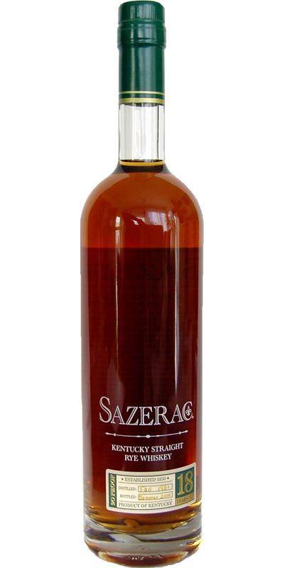 Sazerac 18-year-old Kentucky Straight Rye