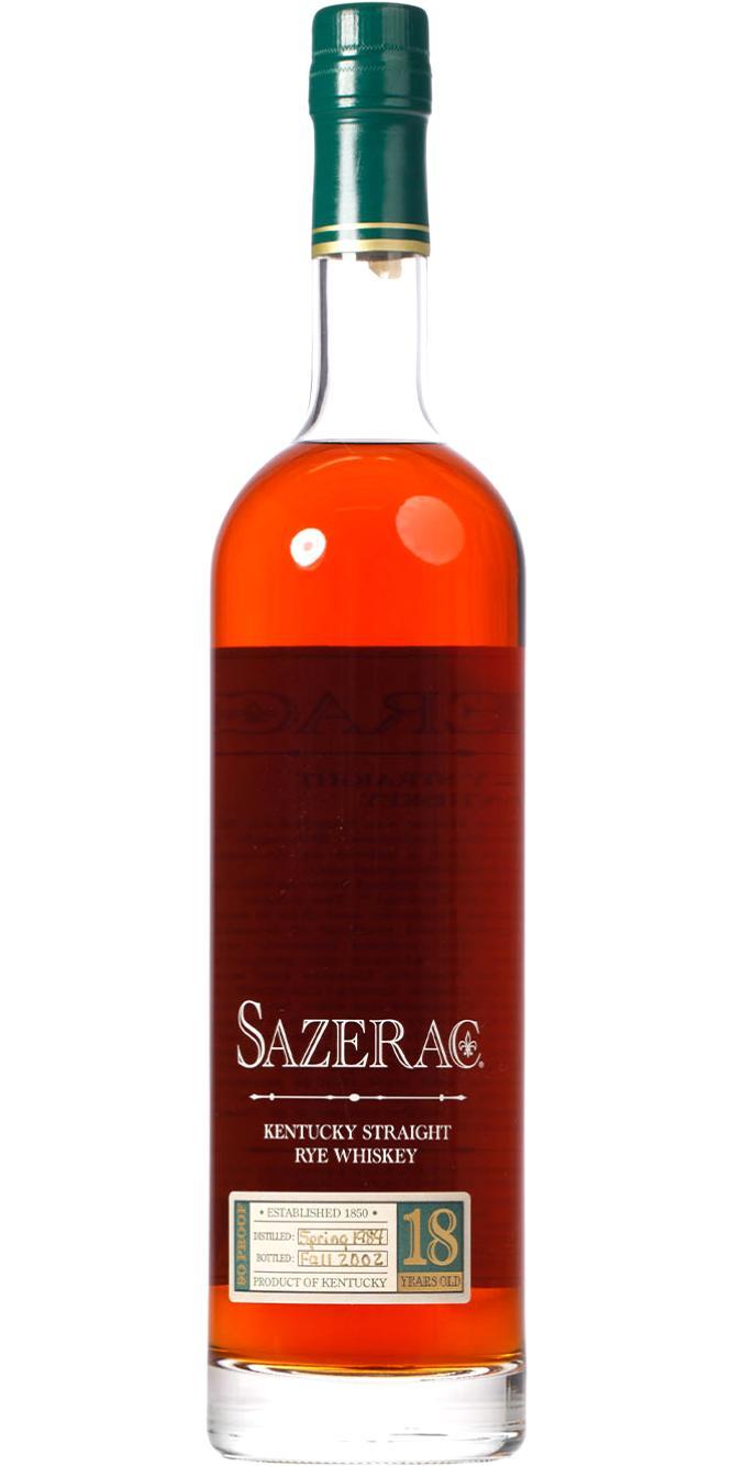 Sazerac 18-year-old Kentucky Straight Rye