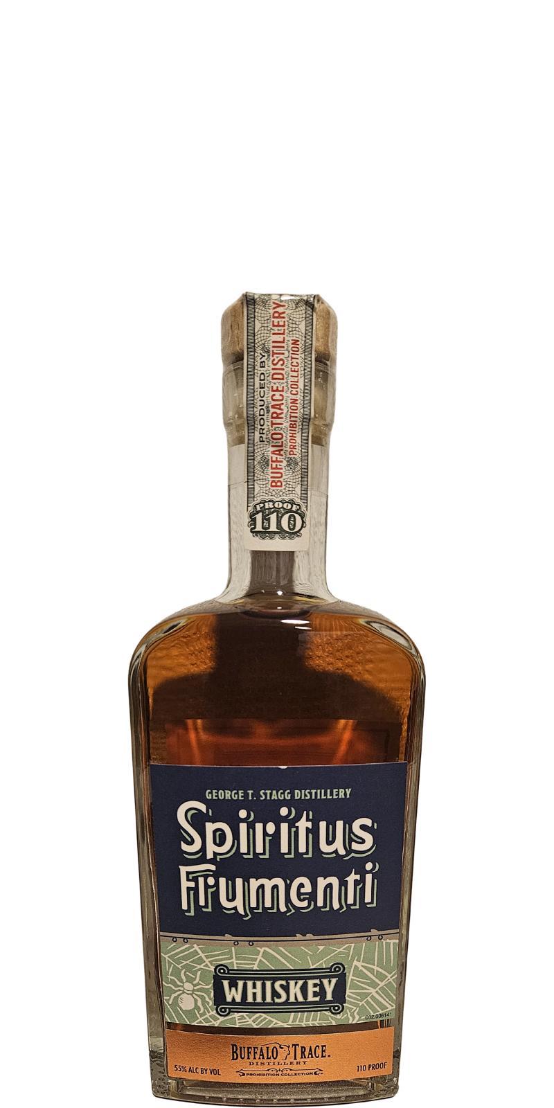 Spiritus Frumenti Whiskey Prohibition series
