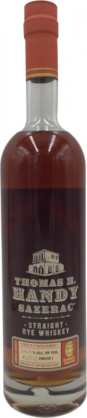 Thomas H. Handy Sazerac 06-year-old Barrel Proof - 129.0 Proof