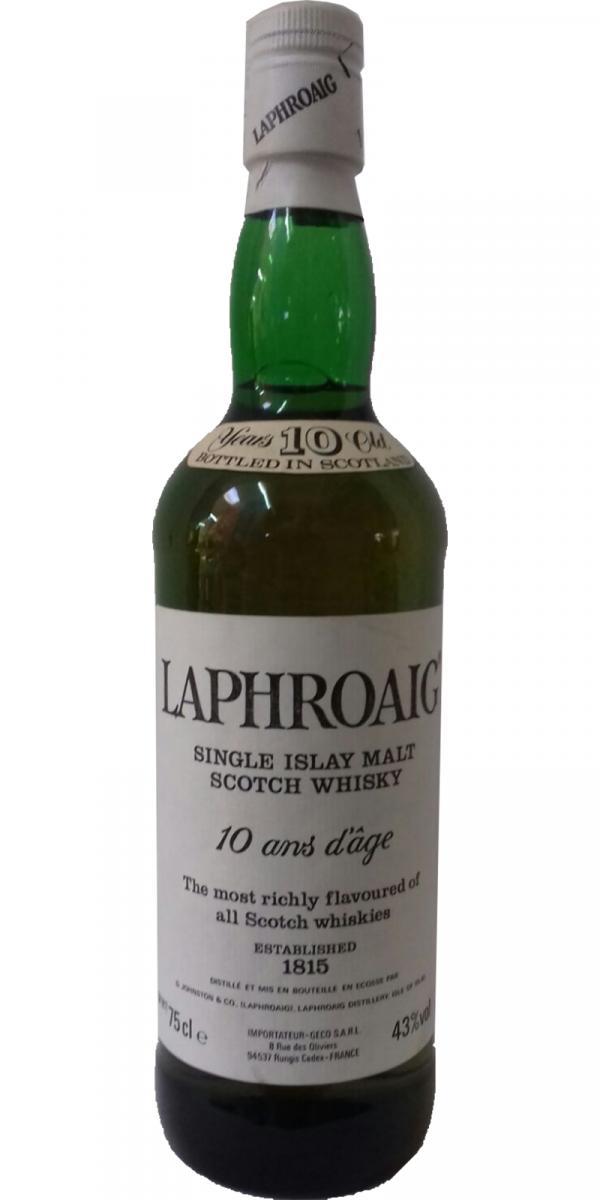 Laphroaig 10-year-old  10 ans d'age