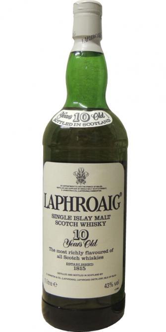 Laphroaig 10-year-old  Single Islay Malt Scotch Whisky