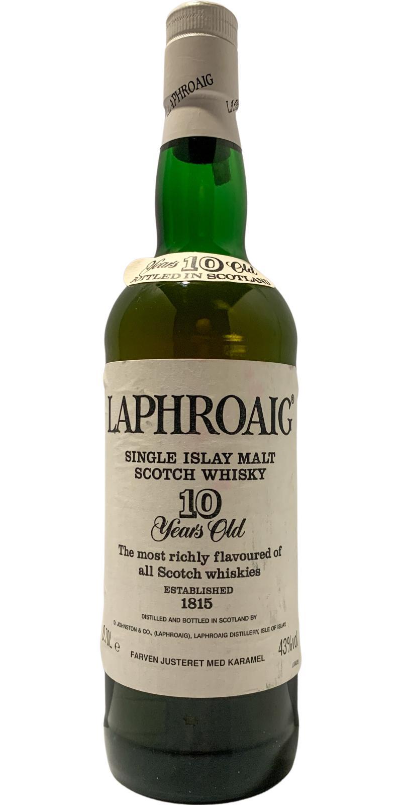 Laphroaig 10-year-old  Pre Royal Warrant