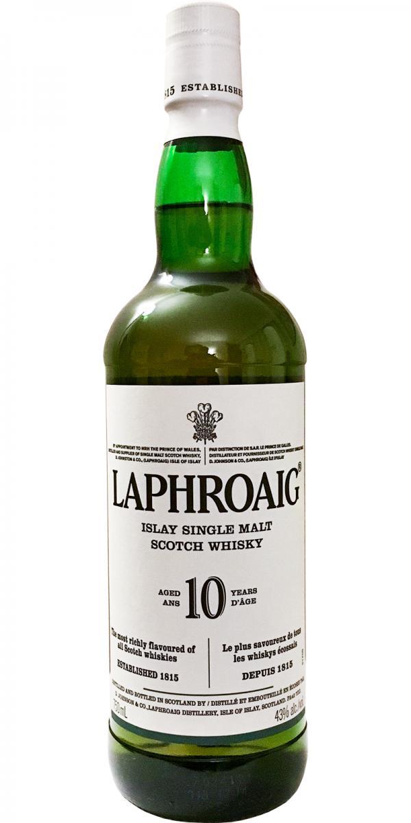 Laphroaig 10-year-old  Islay Single Malt Scotch Whisky