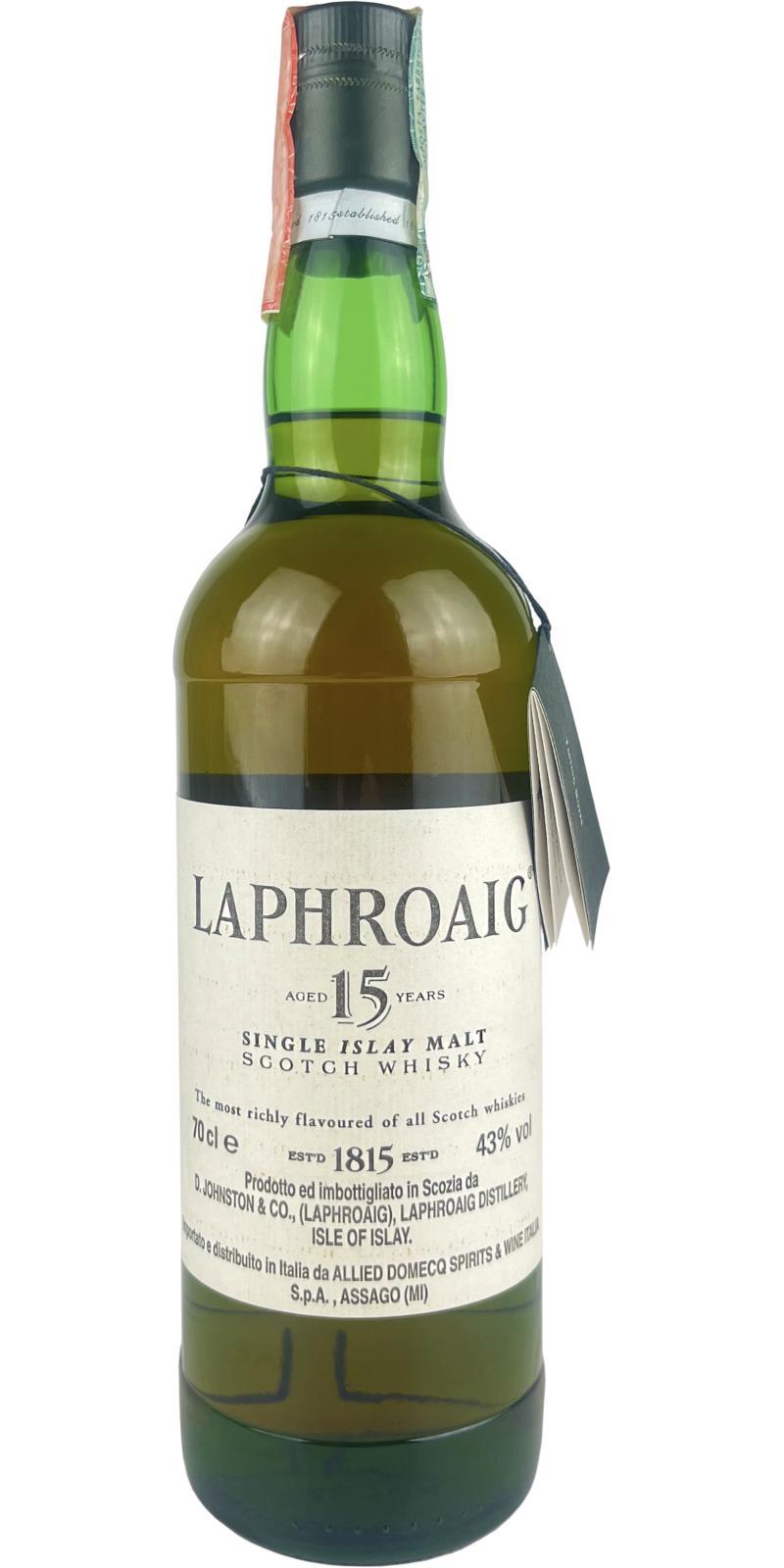 Laphroaig 15-year-old  Single Islay Malt Scotch Whisky