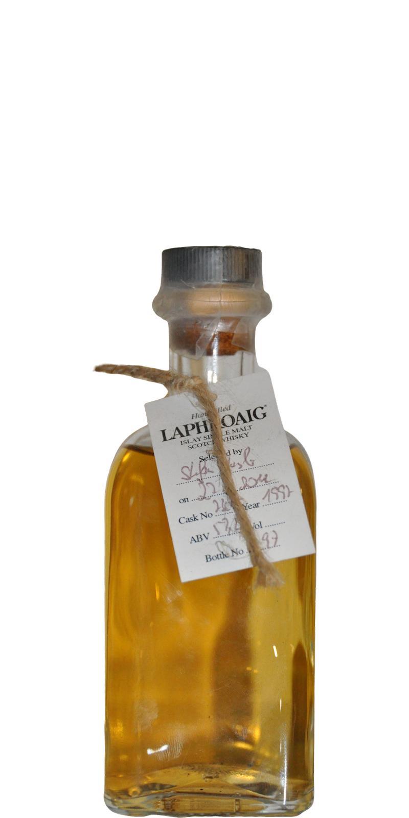 Laphroaig 1997  Handfilled - Distillery only