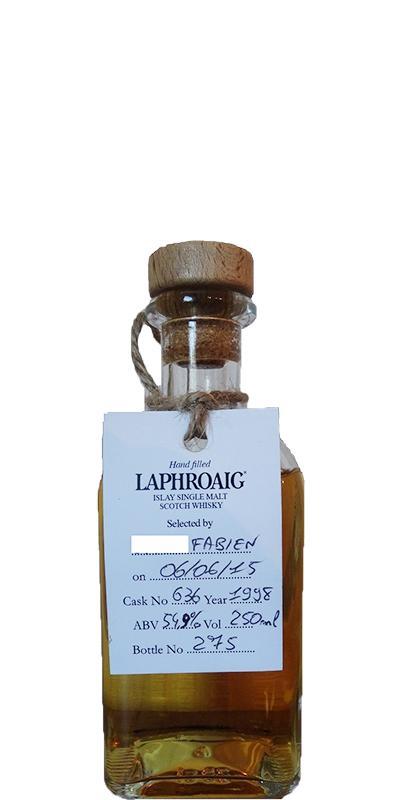 Laphroaig 1998  Handfilled - Distillery only