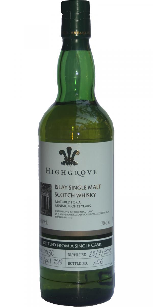 Laphroaig 2005  Highgrove