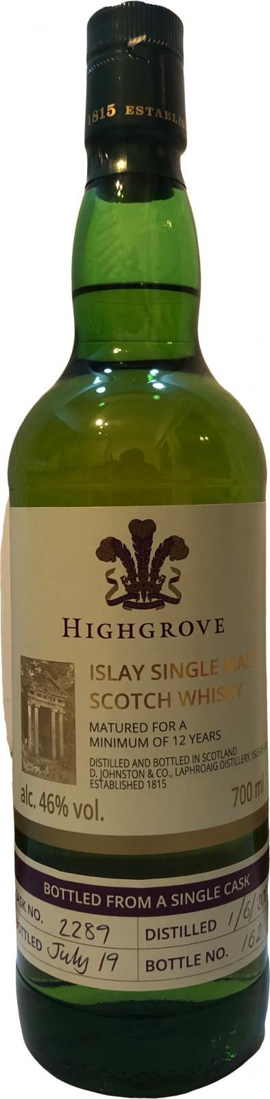 Laphroaig 2006  Highgrove