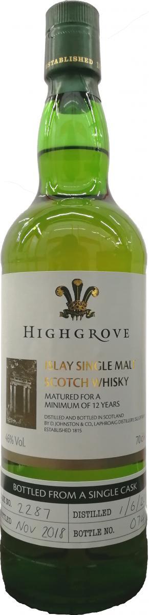 Laphroaig 2006  Highgrove