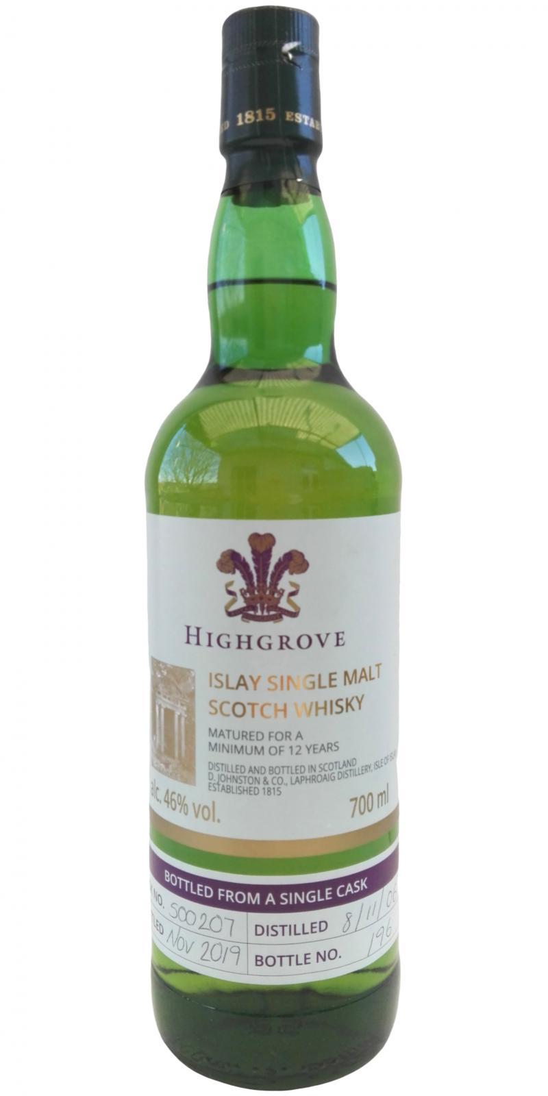 Laphroaig 2006  Highgrove