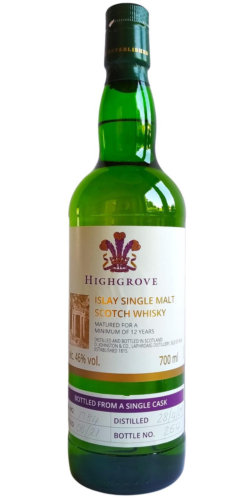 Laphroaig 2009  Highgrove