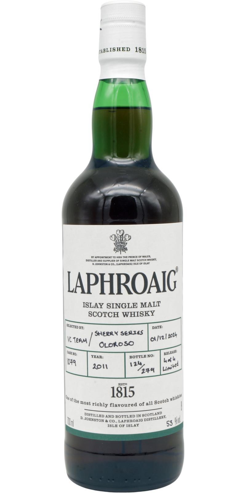 Laphroaig 2011  Single cask