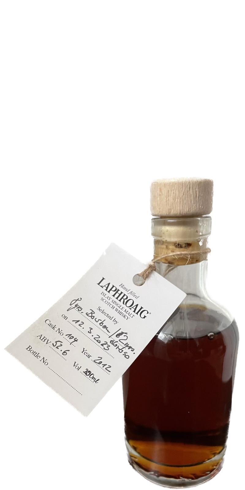 Laphroaig 2012  Handfilled - Distillery only