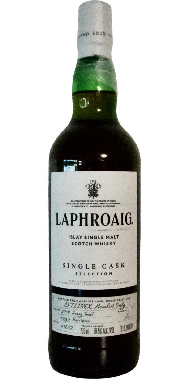 Laphroaig 2014  Single Cask Selection