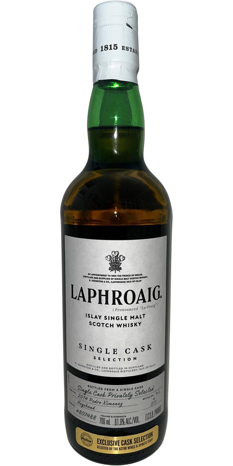 Laphroaig 2014  Single Cask Selection