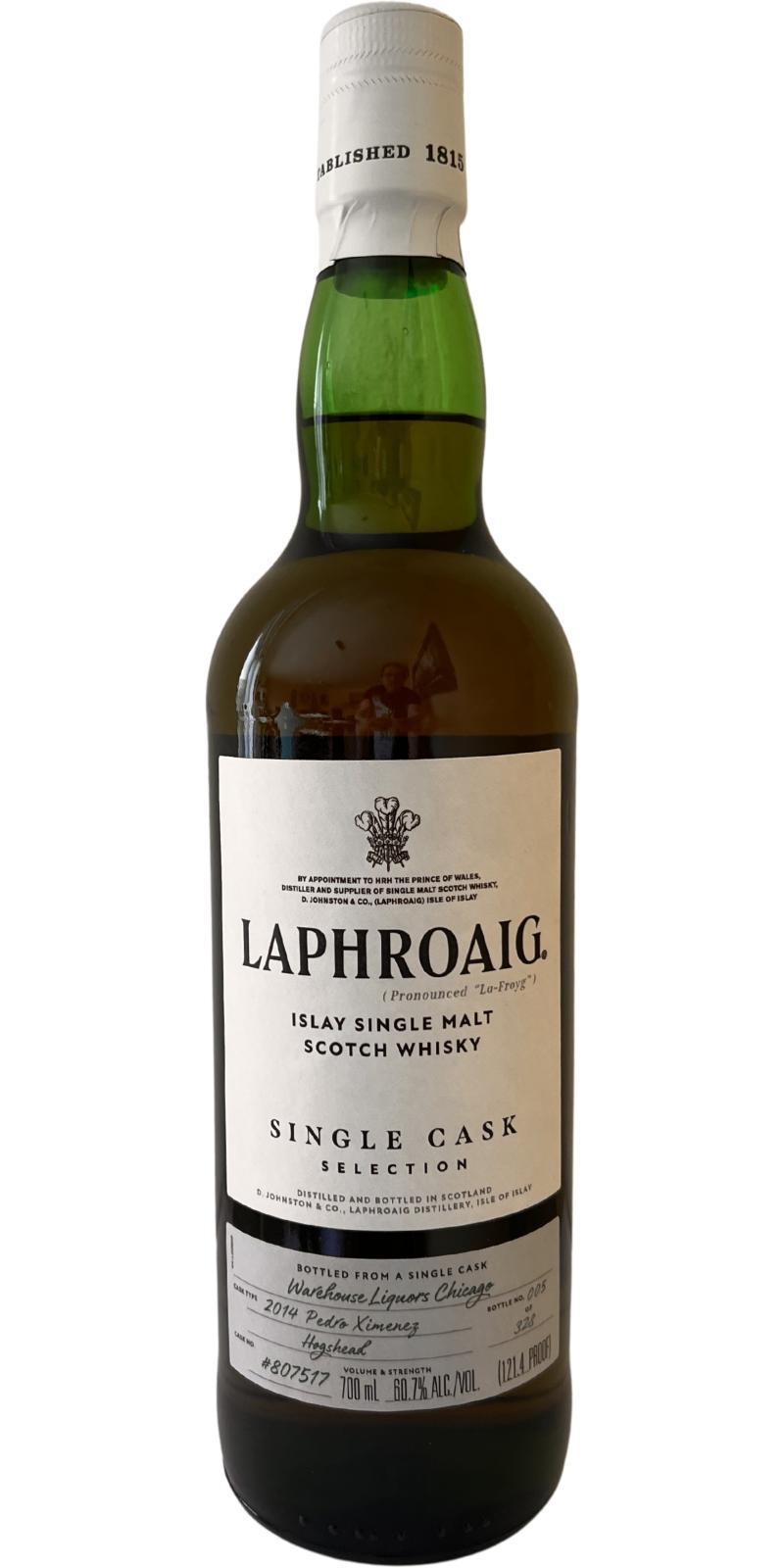 Laphroaig 2014  Single Cask Selection