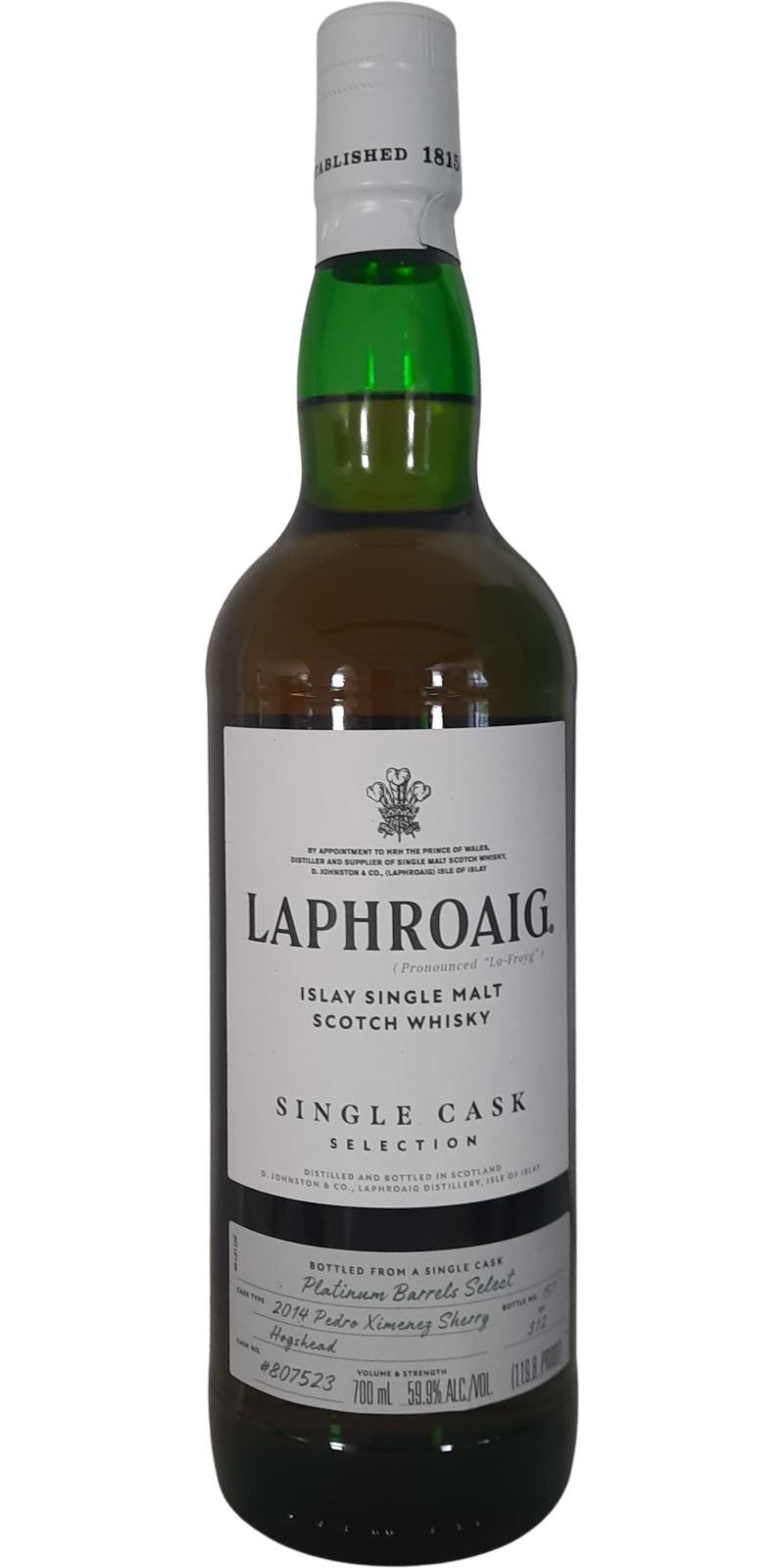 Laphroaig 2014  Single Cask Selection