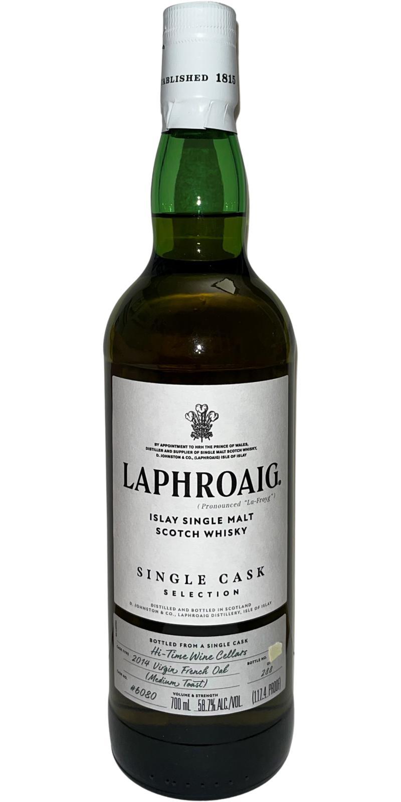 Laphroaig 2014  Single Cask Selection